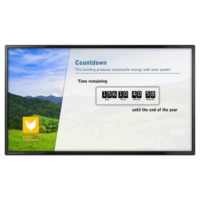 Solarfox Slide-Modul Countdown