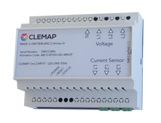 CLEMAP Load Management Gateway mit 2000A Stromwandler